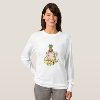 T-shirt Aloha fille avec l'ananas