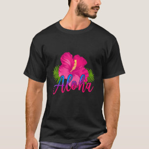 T-shirt Aloha Flower Hawaii Surf Surfer Hawaii Island