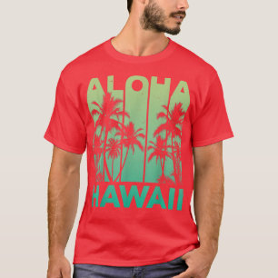 T-shirt Aloha Hawaï Îles Hawaïennes TVintage années 80 Rét