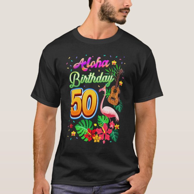 T-shirt Aloha Hawaii 50 ans Anniversaire 50ème Anniversair (Devant)