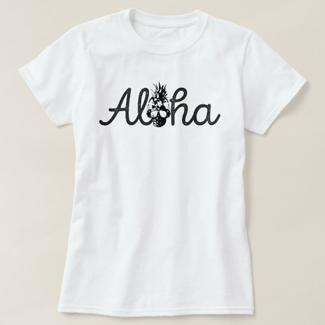 T-shirt Aloha Hawaii, Aloha Drôle (Design devant)