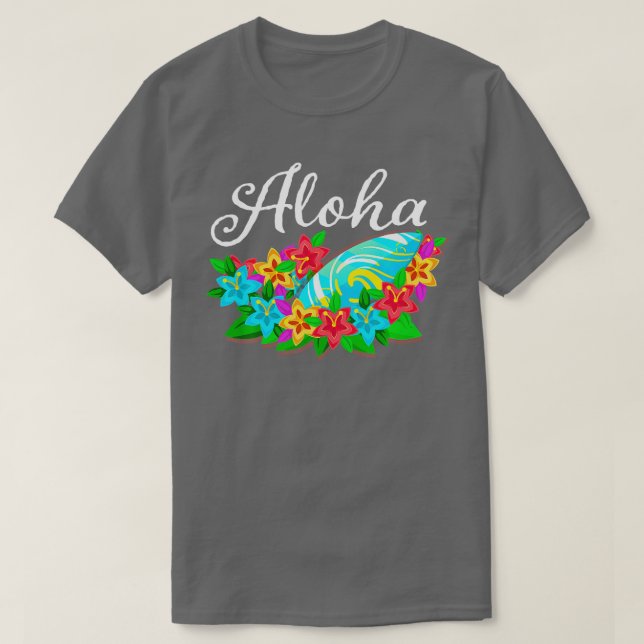 T-shirt ALOHA Hawaii de l'île (Design devant)