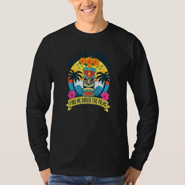 T-shirt Aloha Hawaii De L'Île Sentent L'Aloha Flowe (Devant)