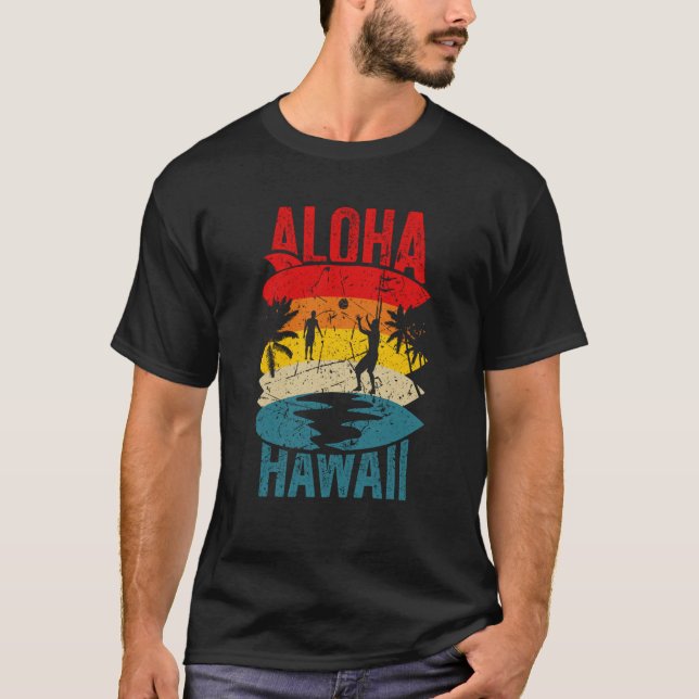 T-shirt Aloha Hawaii Family Trip 2023 Surfing Tourism Meme (Devant)