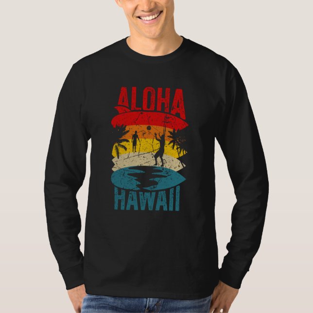 T-shirt Aloha Hawaii Family Trip 2023 Surfing Tourism Meme (Devant)