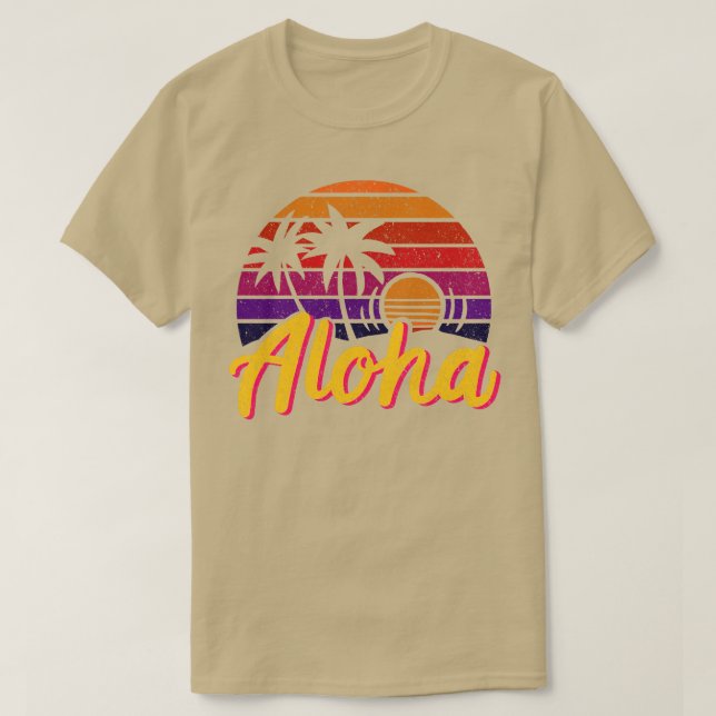 T-shirt Aloha Hawaii Hawaii (Design devant)
