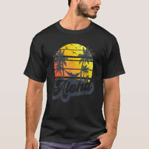 T-shirt Aloha Hawaii Hawaii île Hawaii Palm Trees Plage Va