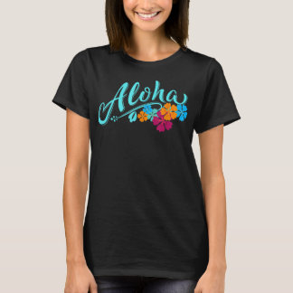 T-shirt Aloha Hawaii Hawaii île Hawaiian Funny Beach Vacan