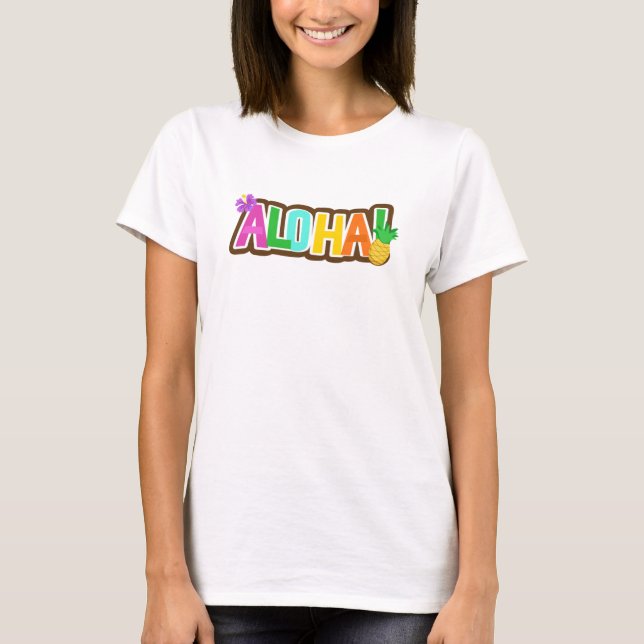 T-shirt Aloha Hawaii Hawaii Île Hawaiian Surf Tropical (Devant)