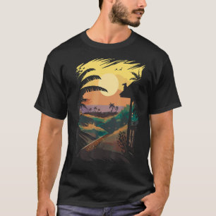 T-shirt Aloha Hawaii Hawaii île Palm Trees Plage
