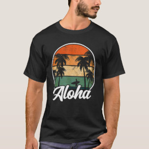 T-shirt Aloha Hawaii Hawaii Island Palm Beach Surfboar
