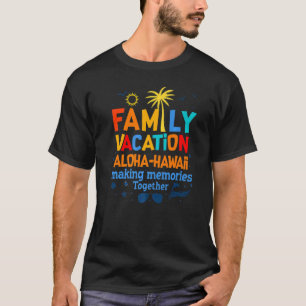 T-shirt Aloha Hawaii Hawaii Vacances Hawaiiennes 2022 Corr