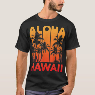 T-shirt Aloha Hawaii Hawaiian Island TVintage 1980s Throwb