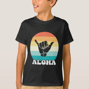 T-shirt Aloha Hawaii île hawaïenne Signe de la main Shaka