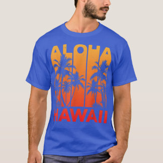 T-shirt Aloha Hawaii îles hawaïennes T Vintage 1980 Rétro