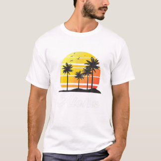T-shirt Aloha Hawaii Island Palm Beach Ami Famille Vacat