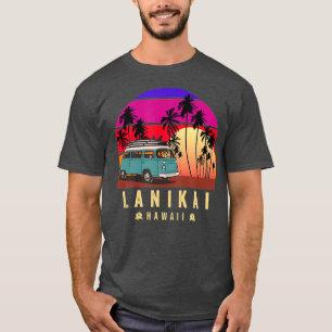 T-shirt Aloha Hawaii Lanikai Surf Van Vintage Hawaïen