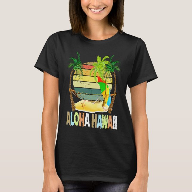 T-shirt Aloha Hawaii matching Hawaiian outfits for the fam (Devant)