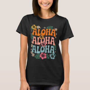 T-shirt Aloha hawaii plage île hawaïenne fleur luau