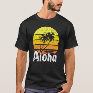 T-shirt Aloha Hawaii Surf Retro Sunset 2