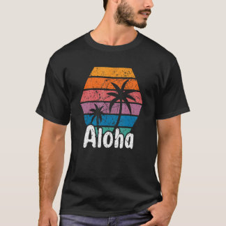 T-shirt Aloha Hawaii Surf Retro Sunset 21