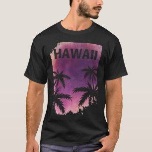 T-shirt Aloha Hawaiian 1980 Throwback 80's Beach Summer