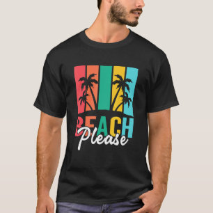 T-shirt Aloha Hawaiian Hawaii Island Palm Beach Surf board