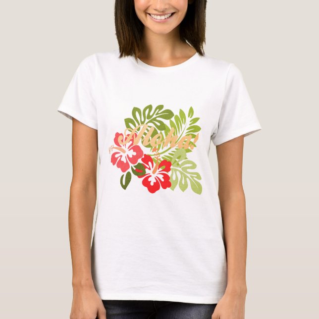 T-shirt Aloha Hibiscus (Devant)