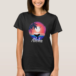 T-shirt Aloha île hawaïenne Hawaii surfeur de corps et pla
