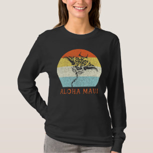 T-shirt Aloha Maui Vintage Hawaiian Island Tribal Stingray