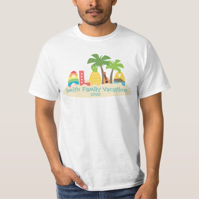 T-shirt Aloha Men's Tee (Devant)