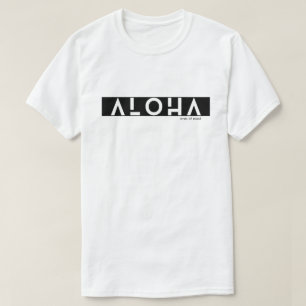 T-shirt ALOHA moderne état d'esprit Unisex quotidien Tee