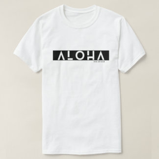 T-shirt ALOHA moderne état d'esprit Unisex quotidien Tee