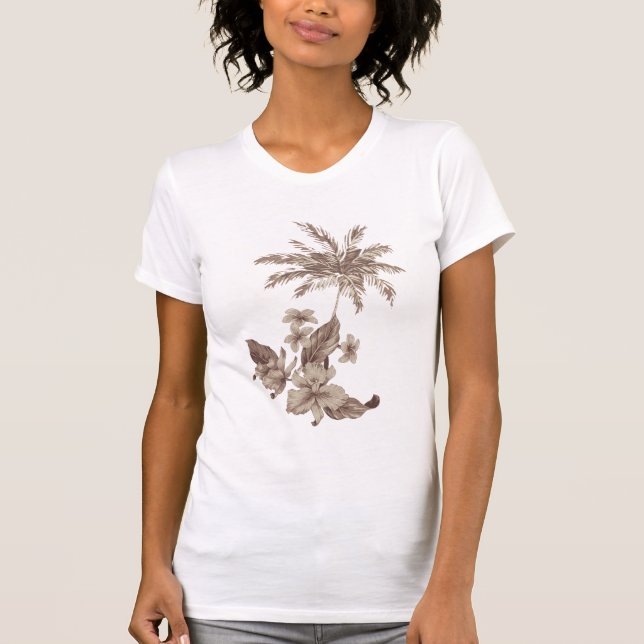 T-shirt aloha paume (Devant)