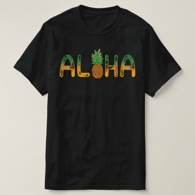 T-shirt Aloha Pineapple (Design devant)