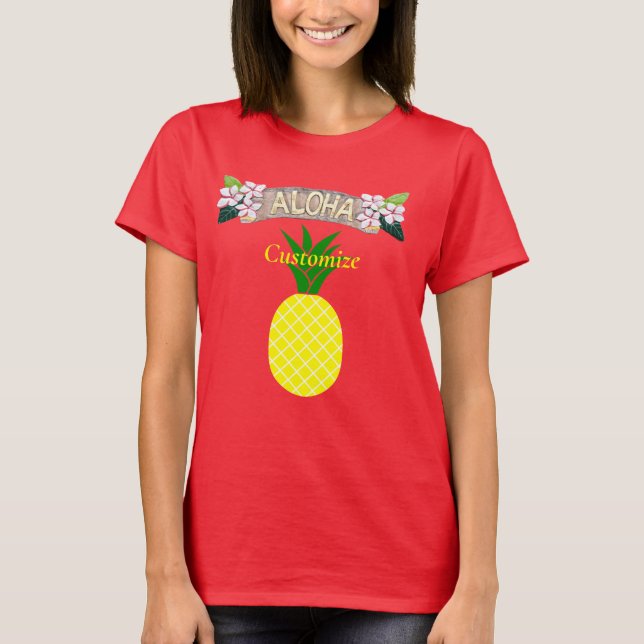 T-shirt Aloha Pineapple Thunder_Cove (Devant)