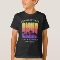 Aloha Retro Tropical Road Trip Correspondant Famil