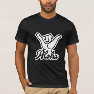 T-shirt Aloha Shaka Main, Hang Loose signe