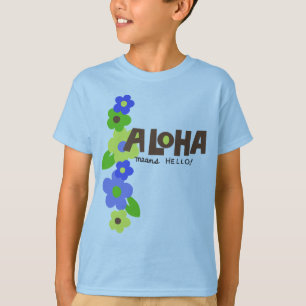 T-shirt Aloha Signifie Bonjour Hawaïen Floral