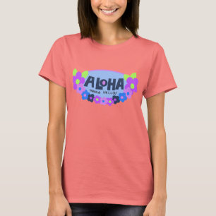 T-shirt Aloha Signifie Bonjour Hawaïen Le Dye