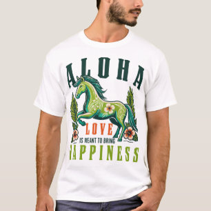 T-shirt Aloha Spirit - L'amour apporte le bonheur