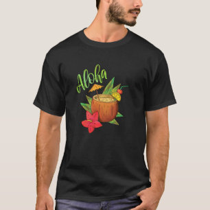 T-shirt Aloha Summervibes Cocktail Cocktail Beach Bar Beac
