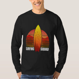 T-shirt Aloha Surfboard Summer Water Surfer Surfer Squad