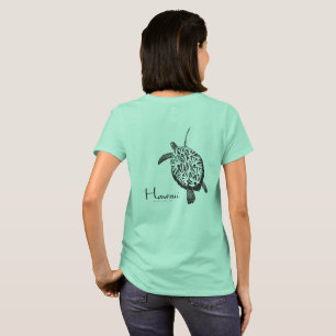 T-shirt Aloha tortue de mer verte d'Hawaï