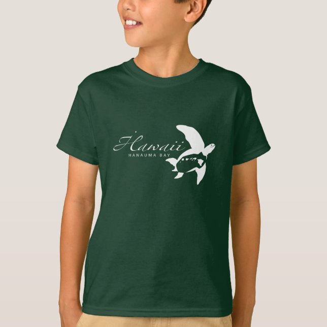 T-shirt Aloha - tortue d'îles d'Hawaï (Devant)