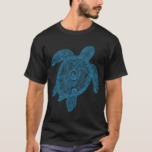 T-shirt Aloha Tortue Hawaii Tribal Hawaïen Maori Soleil Me