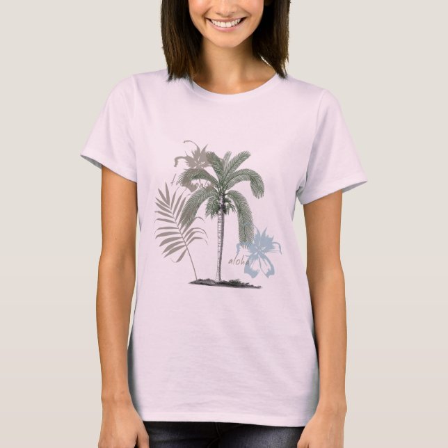 T-shirt Aloha tropical (Devant)