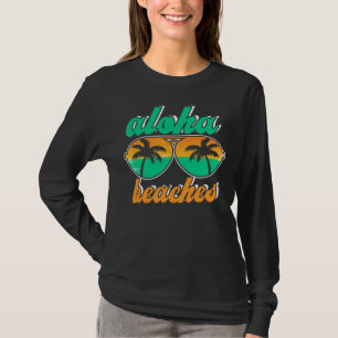 T-shirt Aloha Vacation Plage Voyage Voyage Hawaii Island O