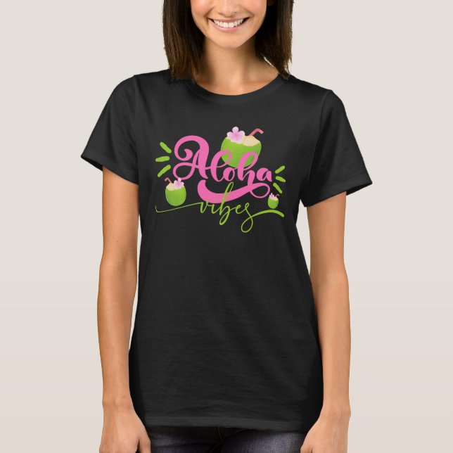 T-shirt Aloha Vibes Femmes (Devant)