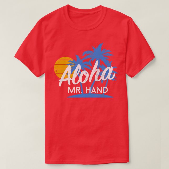 T-shirt AlohaHand design vintage (Design devant)